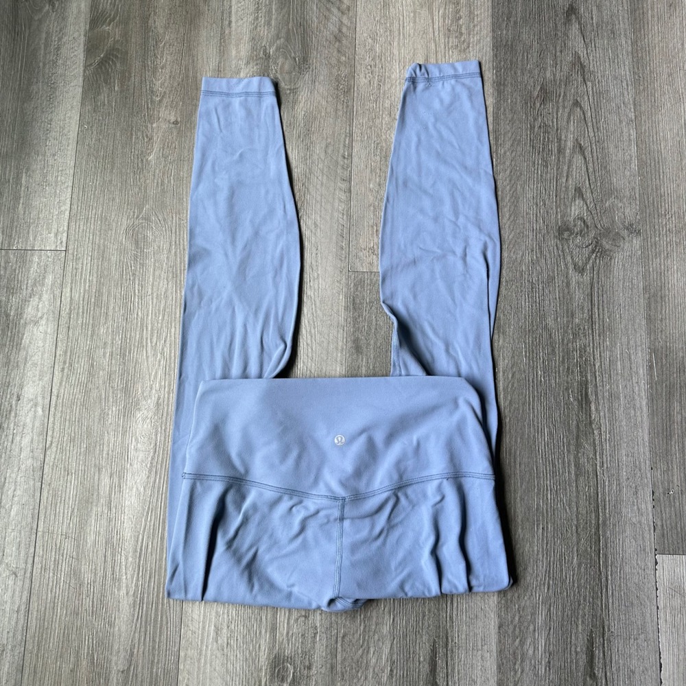Lululemon Light Blue High Rise Align Leggings Size 10 Regular